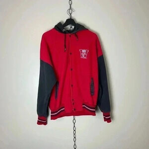 Vintage Wisconsin  Badgers Varsity Hoodie Large